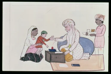 Indian Doctor Examining A Patient